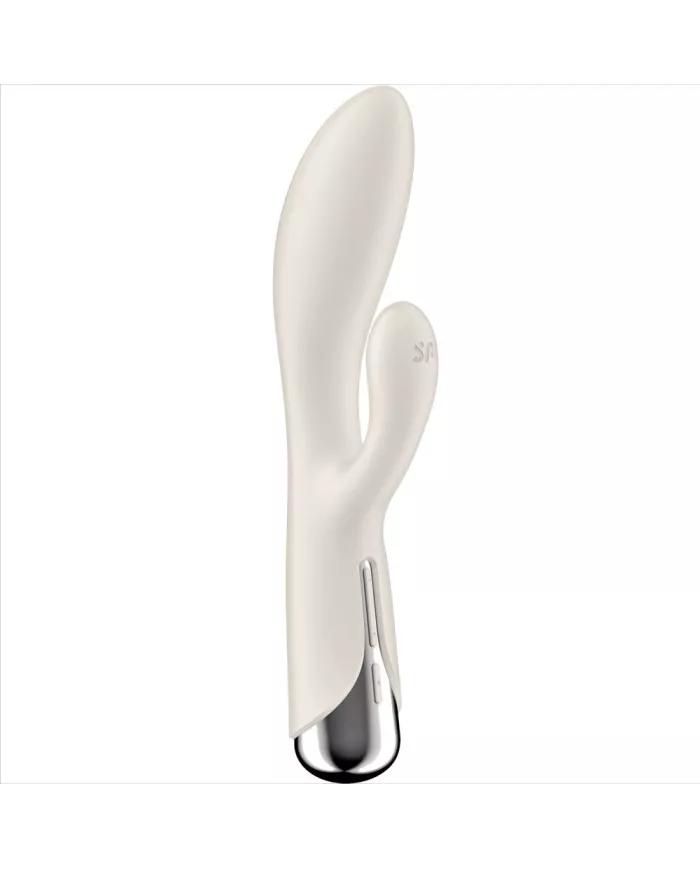 SATISFYER - SPINNING RABBIT 1 CLITORIS ET STIMULATION DU POINT G BEIGE