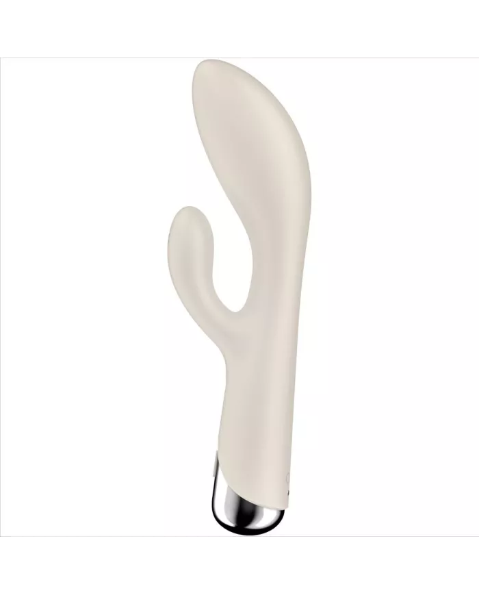 SATISFYER - SPINNING RABBIT 1 CLITORIS ET STIMULATION DU POINT G BEIGE