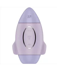SATISFYER - MISSION CONTROL PETIT VIBRATEUR  DOUBLE IMPULSION LILAS