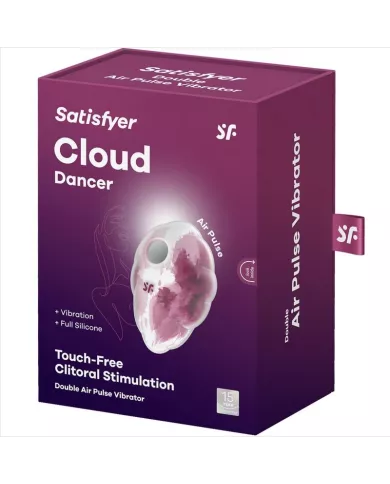 SATISFYER - CLOUD DANCER VIBRATEUR ROUGE AIR PULSE SATISFYER - CLOUD DANCER VIBRATEUR ROUGE AIR PULSE