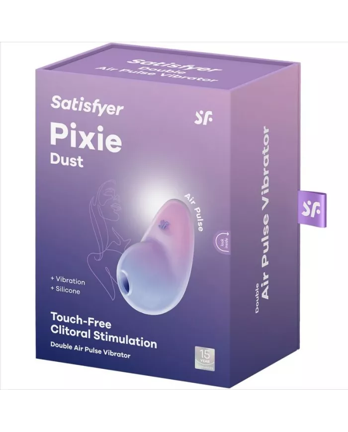 SATISFYER - STIMULATEUR PIXIE DUST LILAS AIR PLUSE