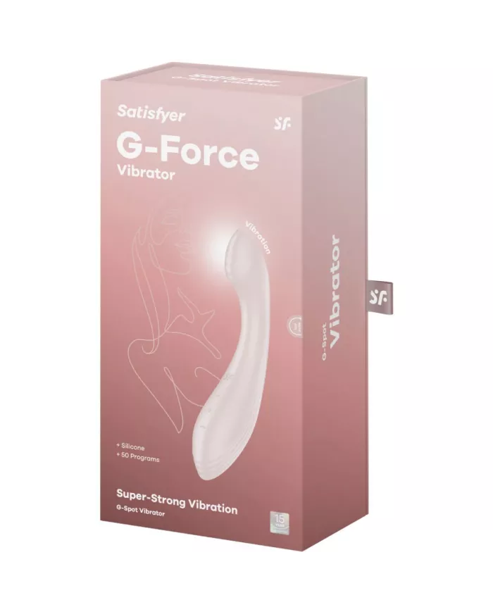 SATISFYER - STIMULATEUR VIBRATEUR G-FORCE G-SPOT BEIGE SATISFYER - STIMULATEUR VIBRATEUR G-FORCE G-SPOT BEIGE