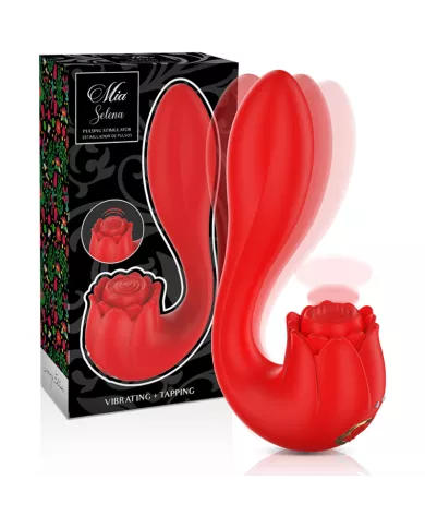 MIA - SELENA STIMULATEUR VIBRANT + TAPPING ROUGE MIA - SELENA STIMULATEUR VIBRANT + TAPPING ROUGE