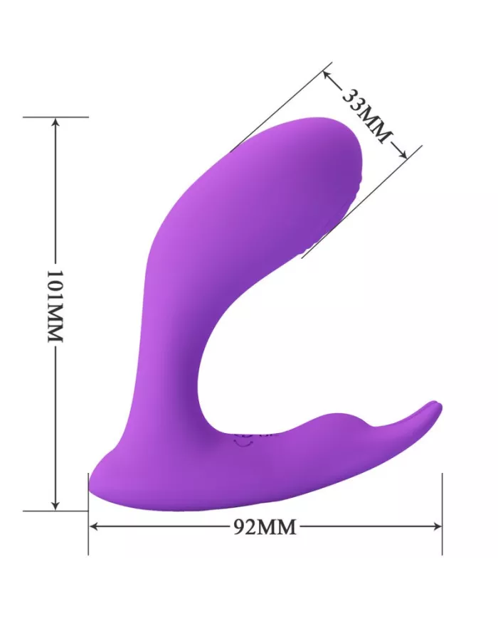 PRETTY LOVE - TÉLÉCOMMANDE À VIBRATION ET PULSATION IDABELLE VIOLET