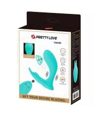 PRETTY LOVE - TÉLÉCOMMANDE À VIBRATION ET PULSATION IDABELLE BLEU