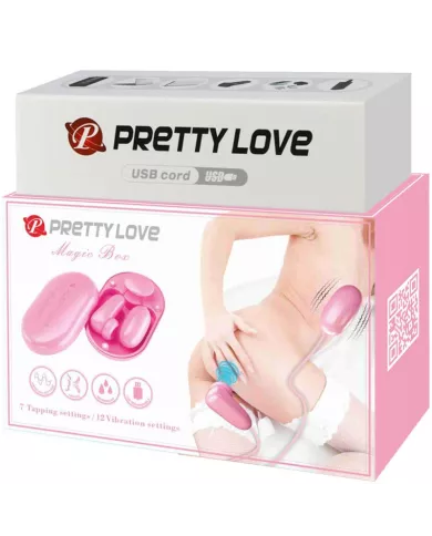 PRETTY LOVE - MAGIC BOX BALLE VIBRANTE & STIMULATEUR ROSE