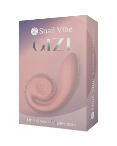 SNAIL VIBE - STIMULATEUR DOUBLE GIZI ROSE SNAIL VIBE - STIMULATEUR DOUBLE GIZI ROSE