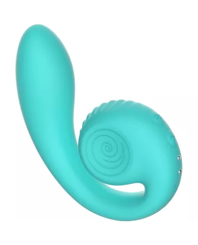 SNAIL VIBE - STIMULATEUR DOUBLE GIZI TURQUOISE SNAIL VIBE - STIMULATEUR DOUBLE GIZI TURQUOISE