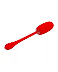 PRETTY LOVE - OEUF VIBRANT JULIUS IMPERMÉABLE-RECHARGEABLE ROUGE
