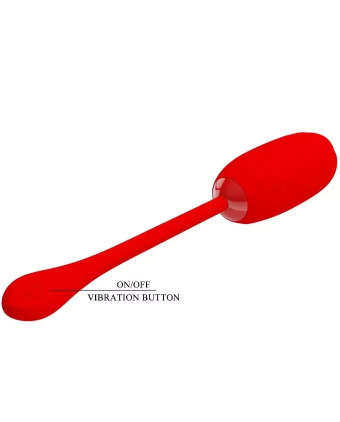 PRETTY LOVE - OEUF VIBRANT RECHARGEABLE KIRK ROUGE PRETTY LOVE - OEUF VIBRANT RECHARGEABLE KIRK ROUGE