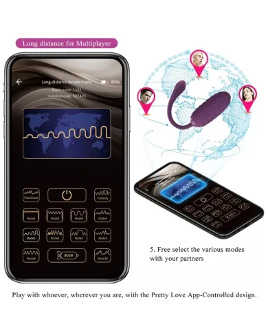 PRETTY LOVE - OEUF VIBRANT RECHARGEABLE CASPER VIOLET