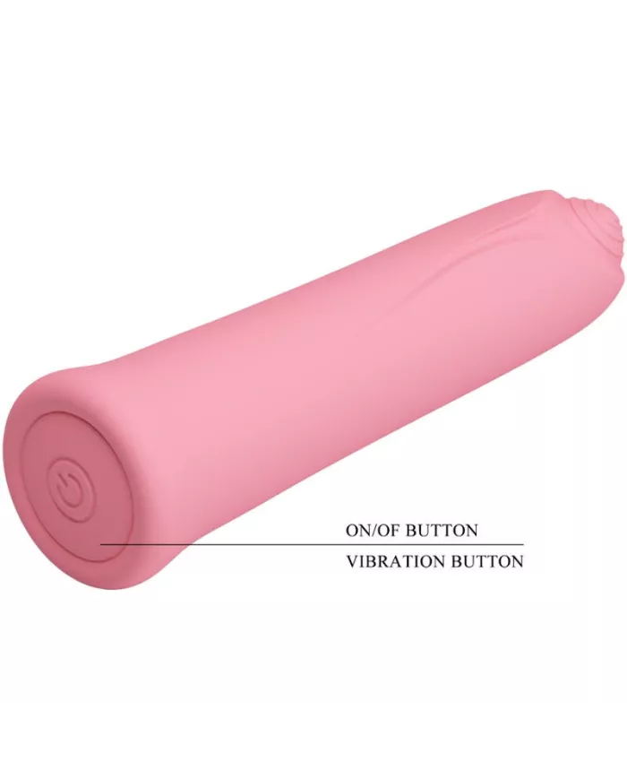 PRETTY LOVE - VIBRATEUR CURTIS MINI SUPER POWER 12 VIBRATIONS EN SILICONE ROSE PRETTY LOVE - VIBRATEUR CURTIS MINI SUPER POWER 12 VIBRATIONS EN SILICONE ROSE