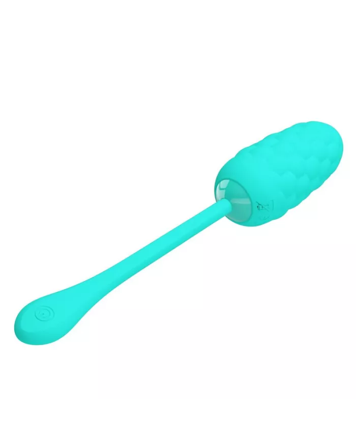 PRETTY LOVE - OEUF VIBRANT  TEXTURE MARINE RECHARGEABLE AQUA GREEN