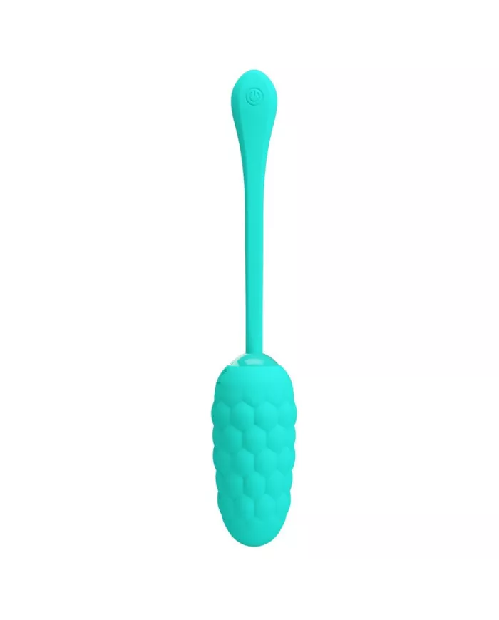 PRETTY LOVE - OEUF VIBRANT  TEXTURE MARINE RECHARGEABLE AQUA GREEN