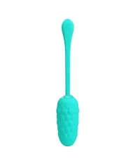 PRETTY LOVE - OEUF VIBRANT  TEXTURE MARINE RECHARGEABLE AQUA GREEN