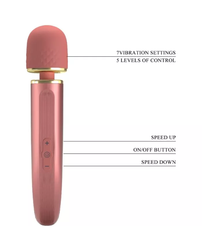 PRETTY LOVE - MASSEUR 7 MODES DE VIBRATION ROSE PRETTY LOVE - MASSEUR 7 MODES DE VIBRATION ROSE