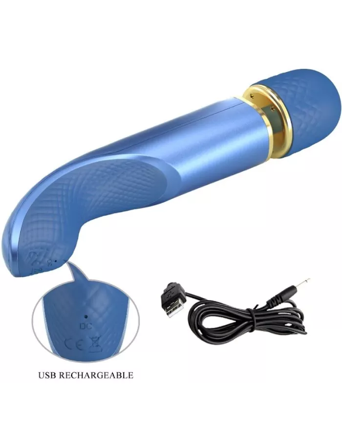 PRETTY LOVE - MASSEUR 7 MODES DE VIBRATION BLEU PRETTY LOVE - MASSEUR 7 MODES DE VIBRATION BLEU