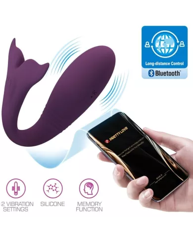 PRETTY LOVE - TÉLÉCOMMANDE JAYLEEN VIBRATOR APP VIOLET PRETTY LOVE - TÉLÉCOMMANDE JAYLEEN VIBRATOR APP VIOLET