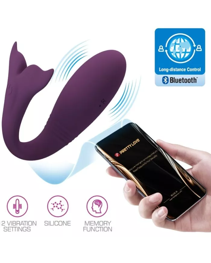 PRETTY LOVE - TÉLÉCOMMANDE JAYLEEN VIBRATOR APP VIOLET PRETTY LOVE - TÉLÉCOMMANDE JAYLEEN VIBRATOR APP VIOLET