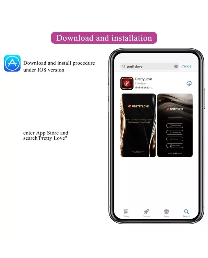 PRETTY LOVE - TÉLÉCOMMANDE CATALINA VIBRATOR APP VIOLET PRETTY LOVE - TÉLÉCOMMANDE CATALINA VIBRATOR APP VIOLET