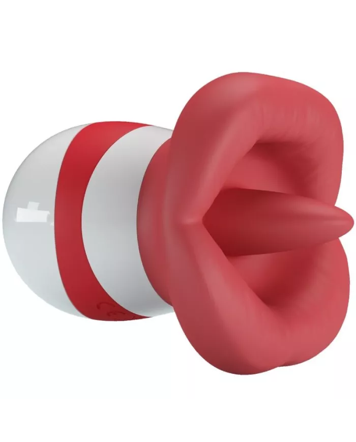 PRETTY LOVE - MINA STIMULATEUR DE LANGUE ROUGE CLAIR