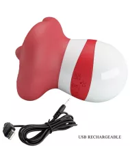 PRETTY LOVE - MINA STIMULATEUR DE LANGUE ROUGE CLAIR