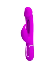 PRETTY LOVE - VIBRATEUR DEJON RABBIT 3 EN 1 MULTIFONCTION  FUCSIA PRETTY LOVE - VIBRATEUR DEJON RABBIT 3 EN 1 MULTIFONCTION  FUCSIA