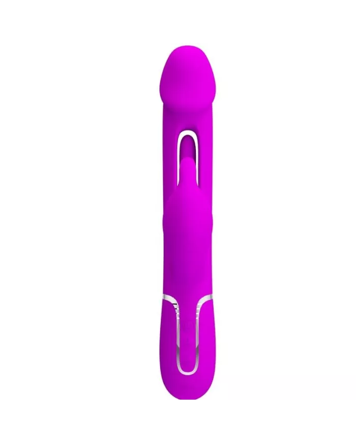 PRETTY LOVE - VIBRATEUR DEJON RABBIT 3 EN 1 MULTIFONCTION  FUCSIA