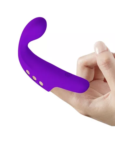 PRETTY LOVE - VIBRATEUR  DOIGT RECHARGEABLE GORGON VIOLET