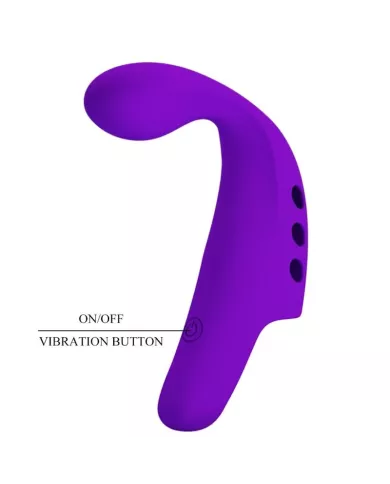 PRETTY LOVE - VIBRATEUR  DOIGT RECHARGEABLE GORGON VIOLET