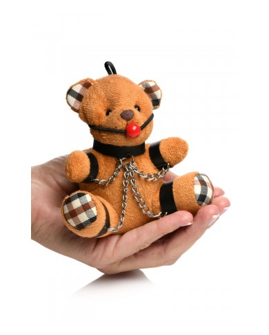 Porte-clés Teddy Bear bâillonné