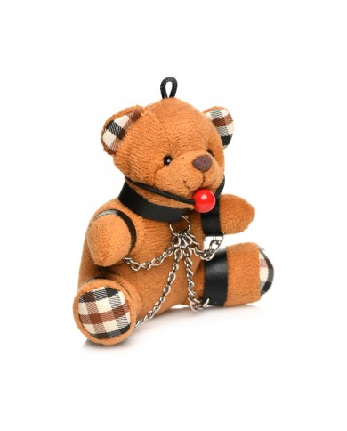 Porte-clés Teddy Bear bâillonné