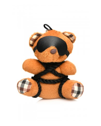 Porte-clés Teddy Bear en tenue Bondage