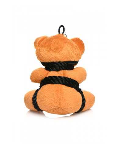 Porte-clés Teddy Bear en tenue Bondage