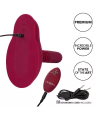 CALEXOTICS - RIDER MASSAGER DOUBLE MOTEUR TÉLÉCOMMANDE ROUGE CALEXOTICS - RIDER MASSAGER DOUBLE MOTEUR TÉLÉCOMMANDE ROUGE