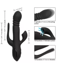 CALEXOTICS - VIBRATEUR TRIPLE EUPHORIA NOIR