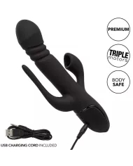 CALEXOTICS - VIBRATEUR TRIPLE EUPHORIA NOIR