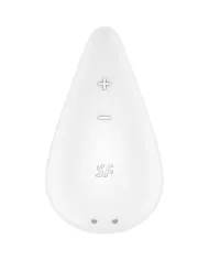 SATISFYER - VIBRATEUR DEW DROP LAY-ON BLANC SATISFYER - VIBRATEUR DEW DROP LAY-ON BLANC