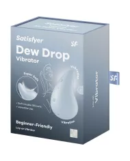 SATISFYER - VIBRATEUR DEW DROP LAY-ON BLEU SATISFYER - VIBRATEUR DEW DROP LAY-ON BLEU