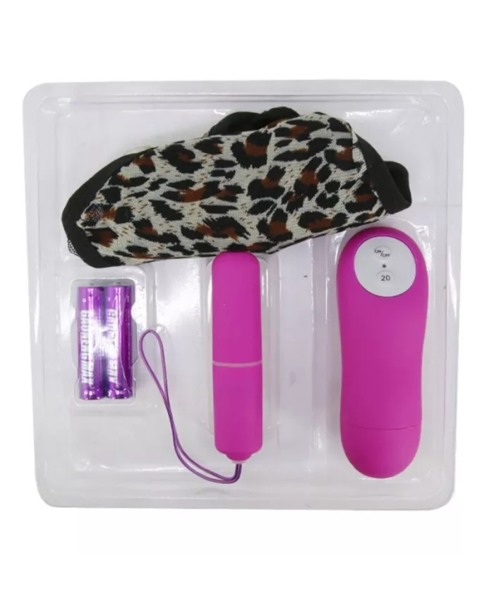 BAILE - STRING AVEC BALLE VIBRANTE ET CONTROL VIOLET BAILE - STRING AVEC BALLE VIBRANTE ET CONTROL VIOLET