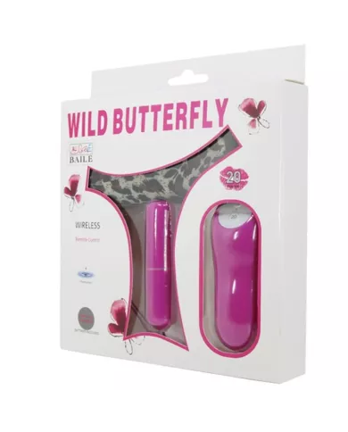 BAILE - STRING AVEC BALLE VIBRANTE ET CONTROL VIOLET