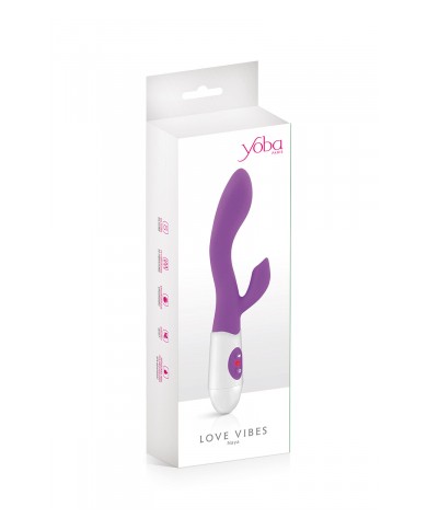 Vibromasseur Rabbit Naya violet - Yoba