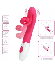 ROMANCE - VIBRATEUR ET STIMULATEUR 30 VITESSES ROSE ROMANCE - VIBRATEUR ET STIMULATEUR 30 VITESSES ROSE