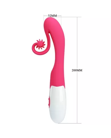 ROMANCE - VIBRATEUR ET STIMULATEUR 30 VITESSES ROSE