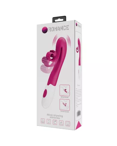 ROMANCE - VIBRATEUR ET STIMULATEUR 30 VITESSES ROSE