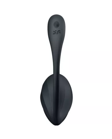 SATISFYER - RIBBED PETAL TÉLÉCOMMANDE DE STIMULATEUR DE POINT G NOIR APPLICATION GRATUITE SATISFYER - RIBBED PETAL TÉLÉCOMMANDE DE STIMULATEUR DE POINT G NOIR APPLICATION GRATUITE