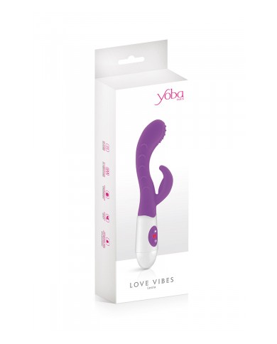 Vibromasseur Rabbit Leola violet - Yoba