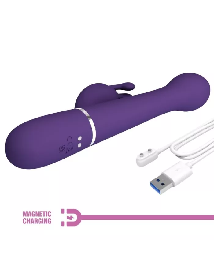 PRETTY LOVE - DEJON VIBRATEUR RABBIT 3 EN 1 MULTIFONCTION VIOLET PRETTY LOVE - DEJON VIBRATEUR RABBIT 3 EN 1 MULTIFONCTION VIOLET