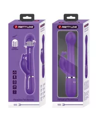 PRETTY LOVE - DEJON VIBRATEUR RABBIT 3 EN 1 MULTIFONCTION VIOLET PRETTY LOVE - DEJON VIBRATEUR RABBIT 3 EN 1 MULTIFONCTION VIOLET