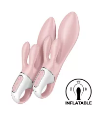 SATISFYER - AIR PUMP BUNNY 3 VIBRATEUR GONFLABLE LAPIN ROSE SATISFYER - AIR PUMP BUNNY 3 VIBRATEUR GONFLABLE LAPIN ROSE